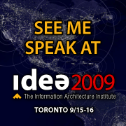 see me (xian) speak at IDEA 2009